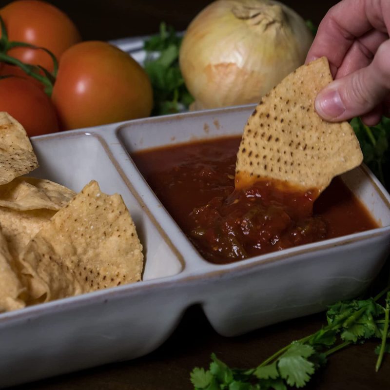 chips spicy salsa