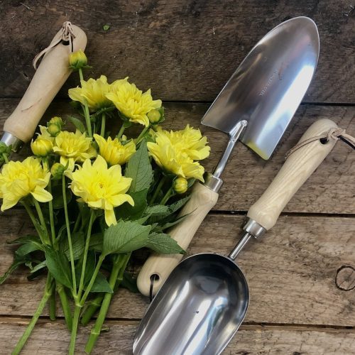 garden hand tool set hardwood and stainless 741114