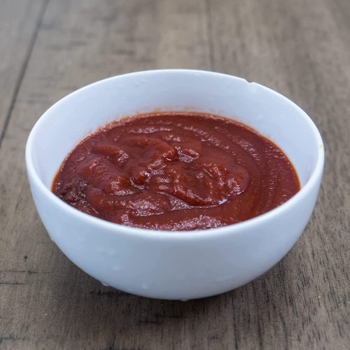 ghost ketchup in bowl