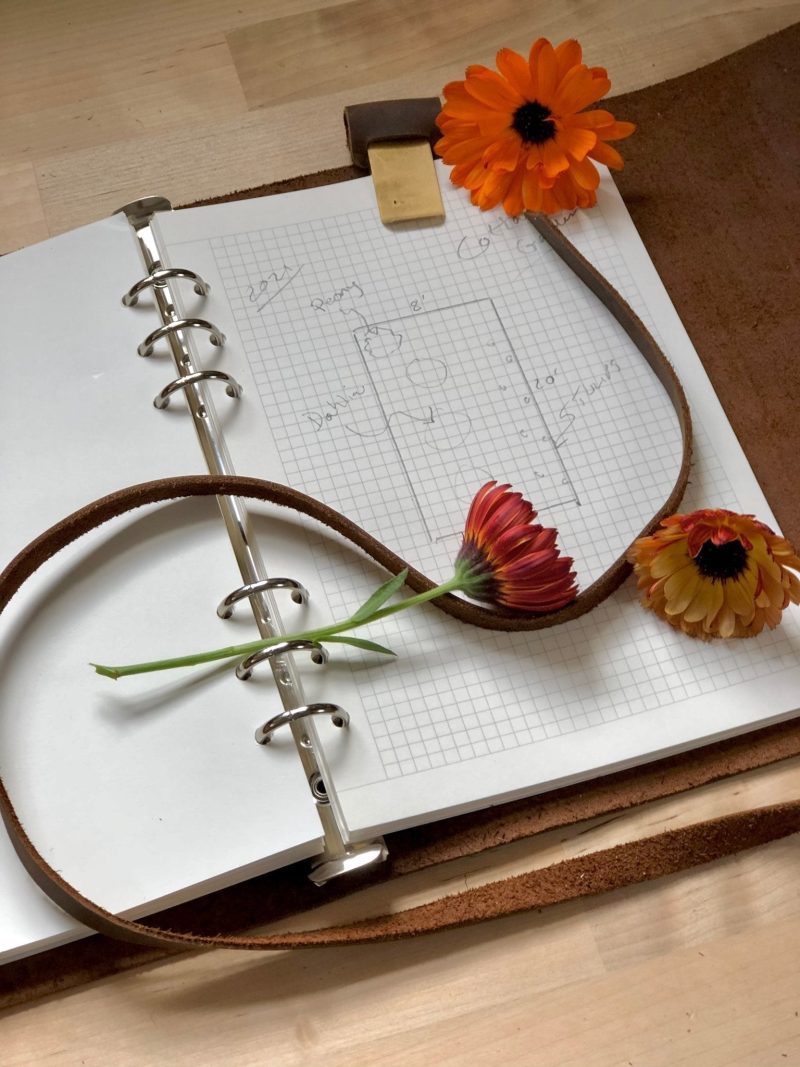 leather garden journal and diary a notebook for garden thoughts planning and design 499657