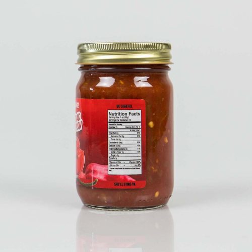 scorption salsa nutrition label