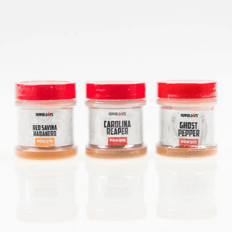 worlds hottest pepper powder collection